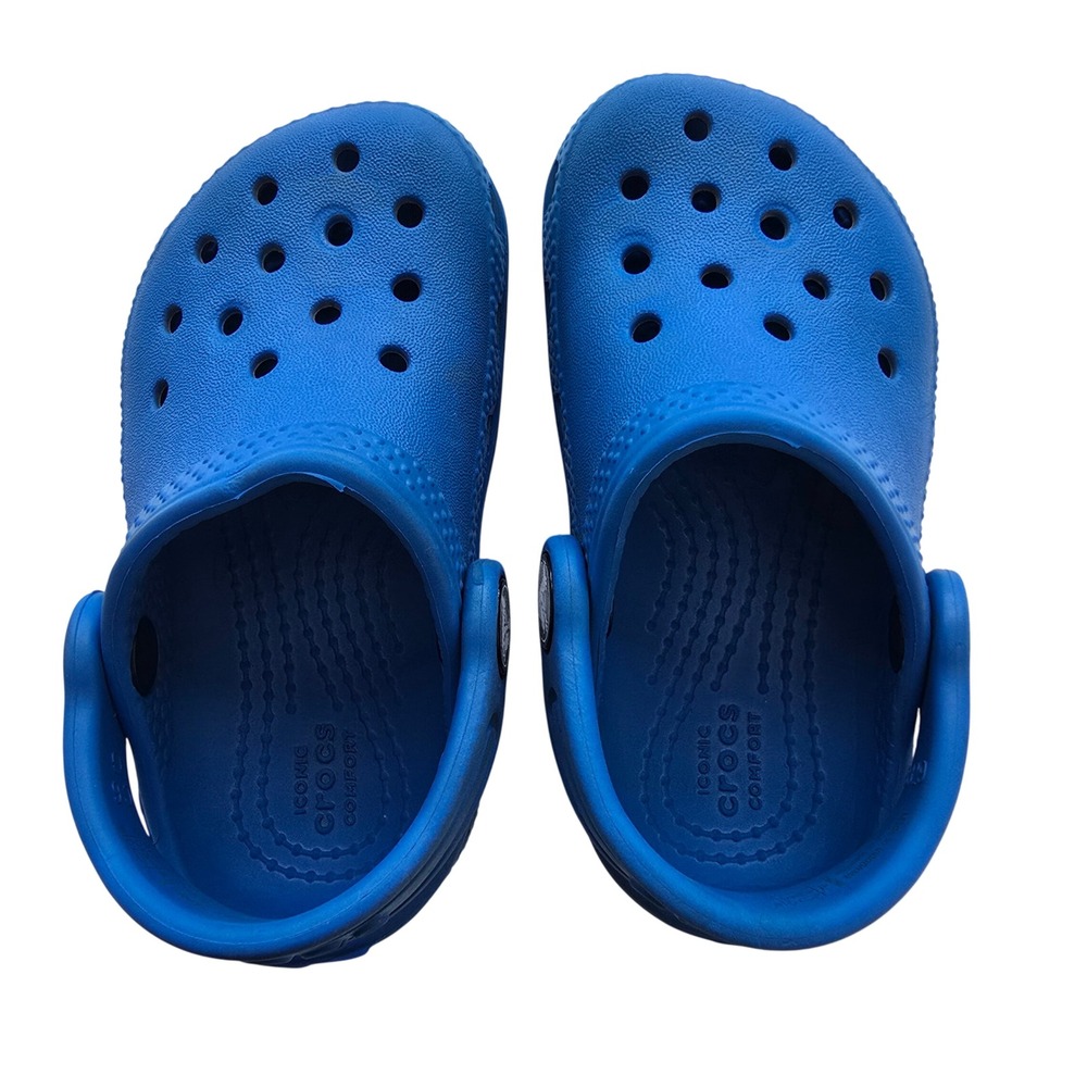 Crocs Classic Clog Kids Royal Blue‎ Slip On Water Shoes Size C6